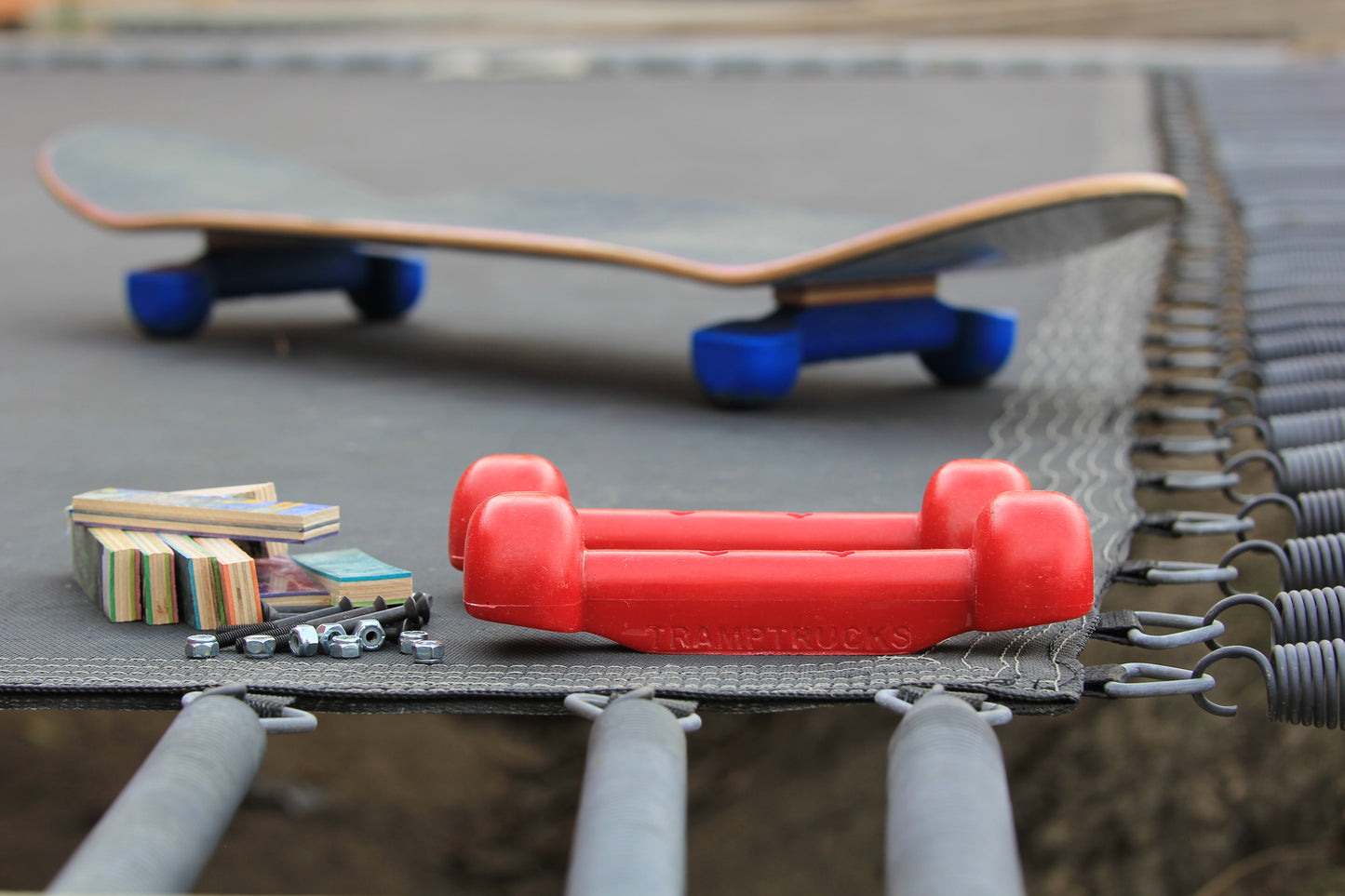 Red Tramptrucks Skateboard Practice Trucks